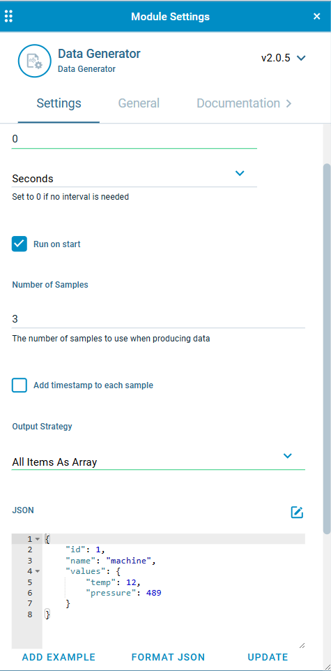 Crosser Example_Data Generator Module