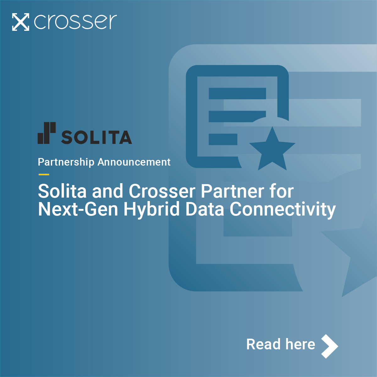 Solita and Crosser Partner for Next-Gen Hybrid Data Connectivity